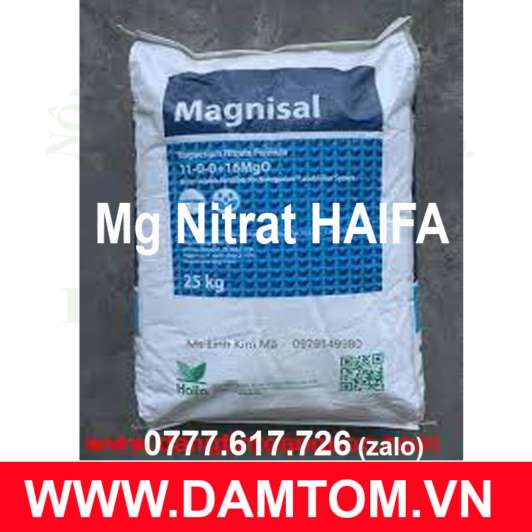 Túi 1 kg phân bón Magie Nitrat Mg(NO3)2 Israel  độ tinh khiết cao