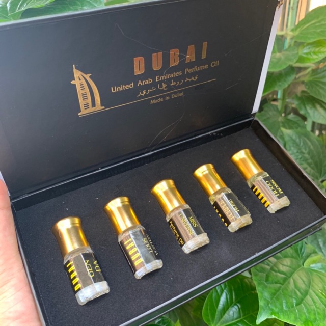 [Hcm]Set 5 Tinh Dầu Nước Hoa Dubai