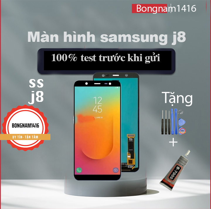 Màn Hình Samsung J8 2018 J810 Tặng Kèm Bộ Sửa Và Keo Dán B7000