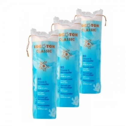 Combo 3 Bông tẩy trang Bocoton 100 miếng