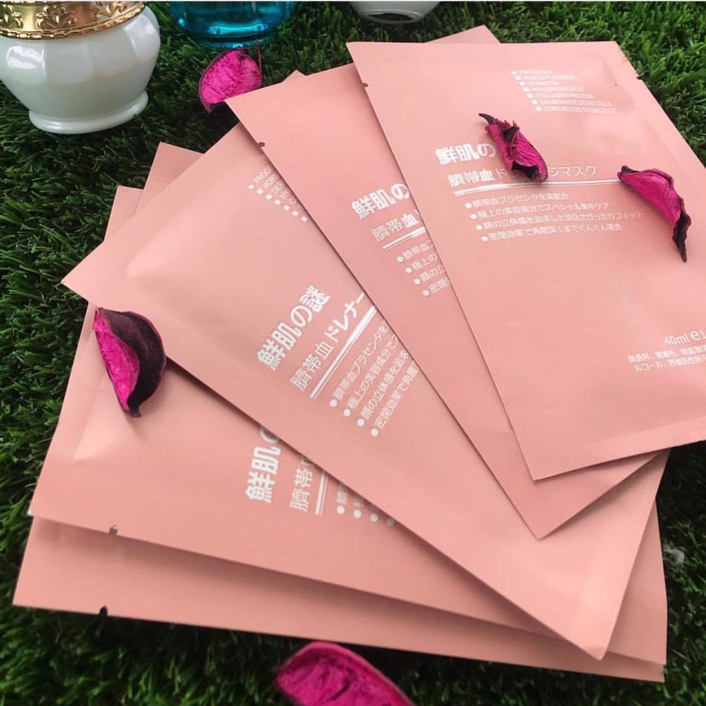 [HCM]COMBO 10* Mặt Nạ Nhật Bản ❌chính hãng❌ Nhau Thai Tế Bào Gốc Rwine Beauty Stem Cell Placenta Mask Nhật Bản-giảm 15% khi mua 3 combo Thơm Shop