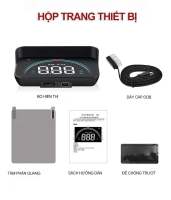 Bộ hiển thị tốc độ hắt kính lái HUD-M8 kết nối qua cổng OBD2