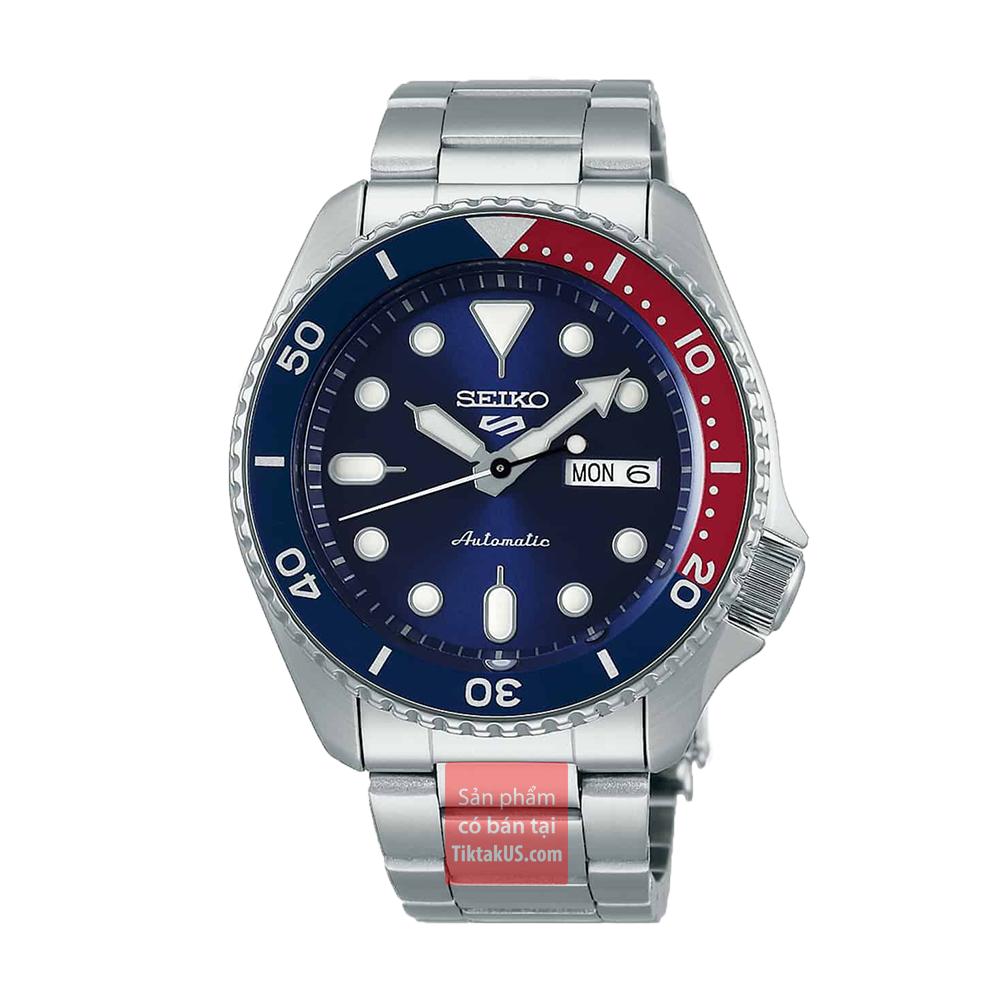 Đồng hồ nam Automatic Seiko 5 sport SRPD53K1 size 42mm dây thép vỏ thép không gỉ chống nước 100m trữ