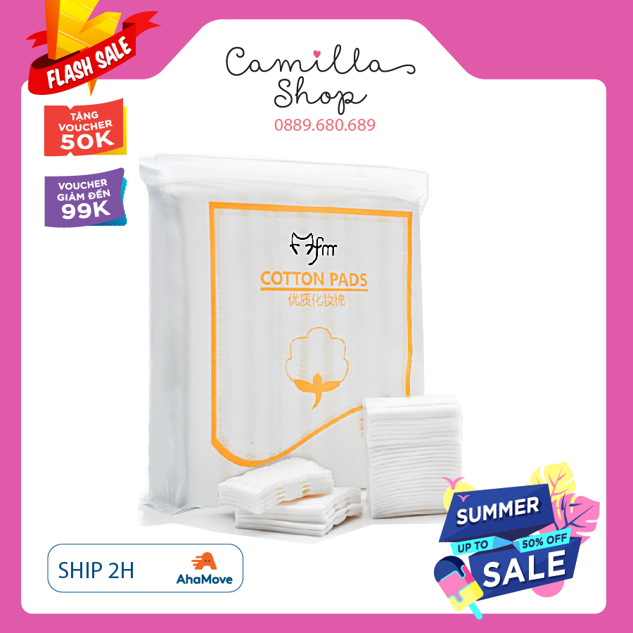 [HCM]Bông tẩy trang Cotton Pads 222 miếng 1 túi
