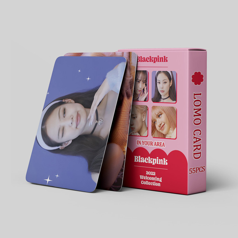 Thẻ Lomo card BlackPink bo góc 2022 Welcoming Collection Album Thần Tượng Kpop