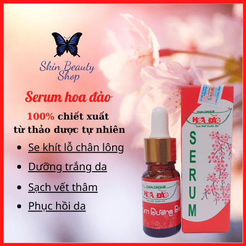 [Quà Tặng Khẩu Trang] Serum Hoa Đào Thingroup Giúp Dưỡng Da Sáng Da Sản Sinh Collagen Và Chống Lão Hóa