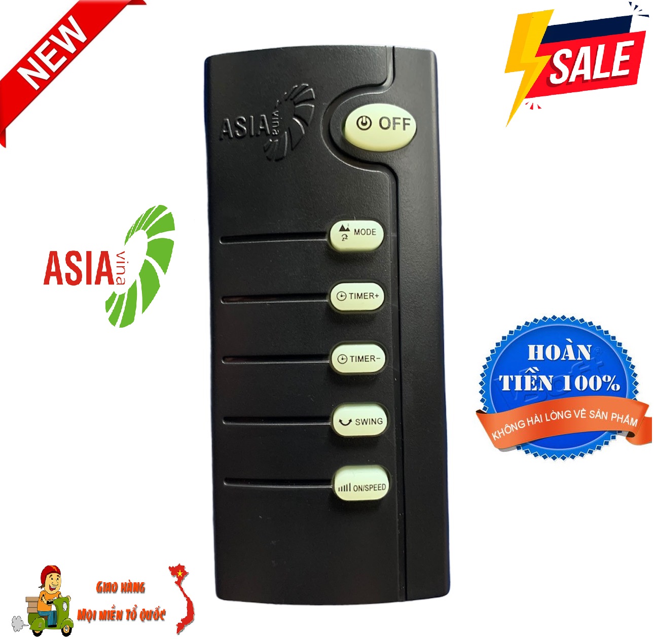 Điều khiển quạt Asia quạt cây quạt treo tường remote quạt asia - Hàng mới loại tốt