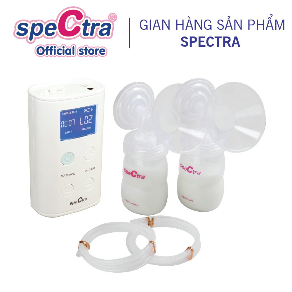 Máy Hút Sữa Spectra 9 Plus - Pin Tích Điện Hàng Chính Hãng (Bảo Hành 12 Tháng)