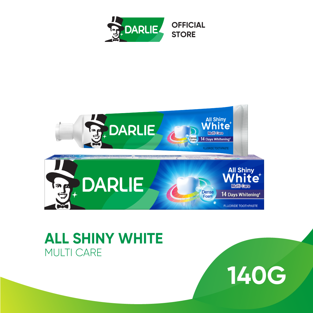 Kem Đánh Răng Darlie All Shiny White Trắng Sáng Đa Năng Multicare 140g