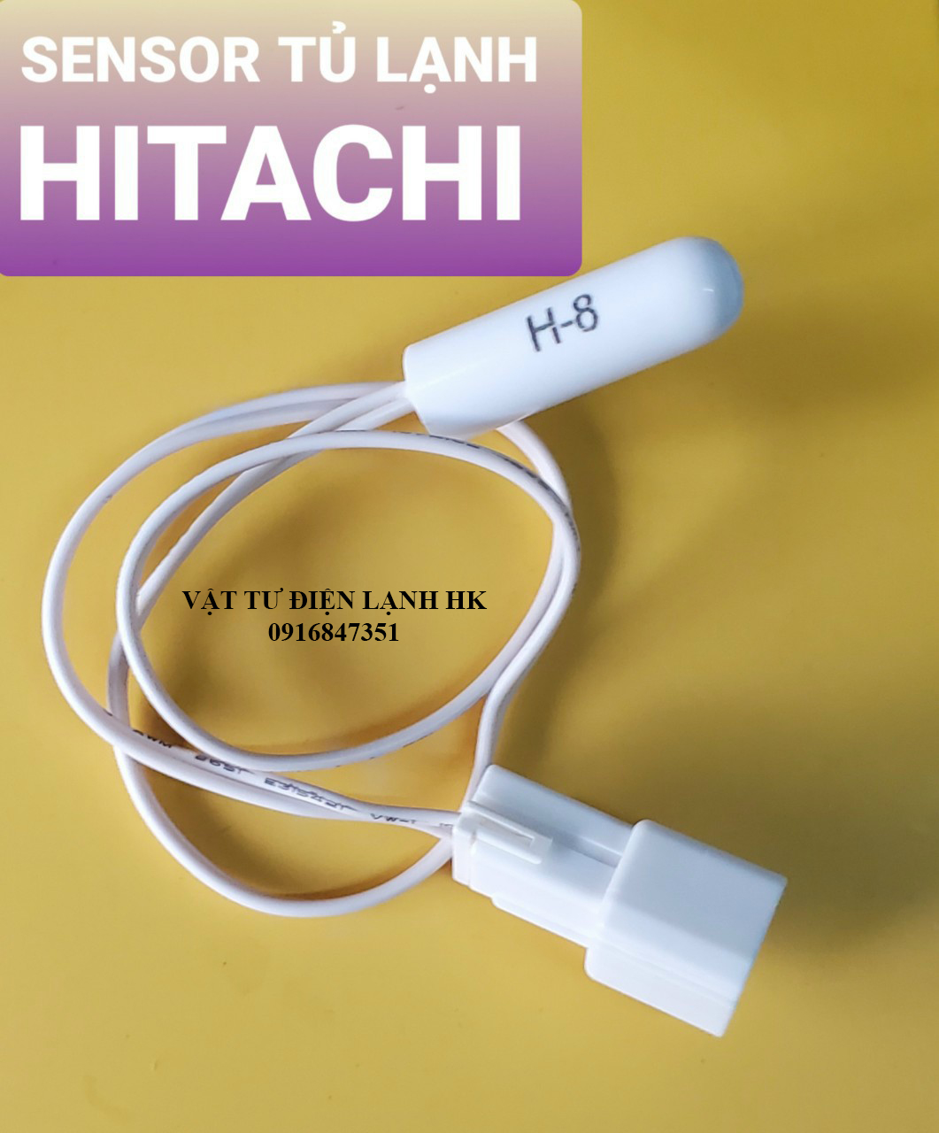Sensor tủ lạnh HITACHI H-8 - Đầu dò cảm biến nhiệt độ tl Hi H8