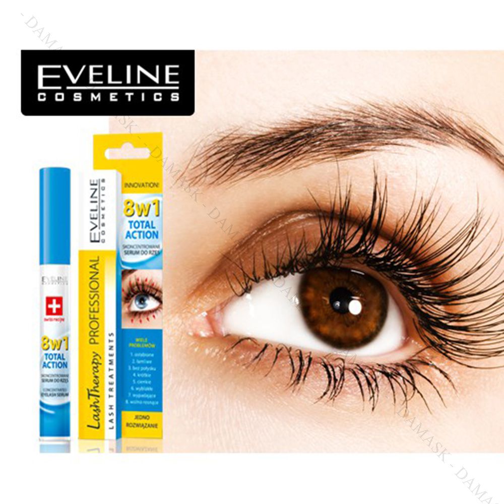 [HCM]Huyết thanh Dưỡng mi Eveline 8in1 dưỡng dài dày chắc khoẻ mi