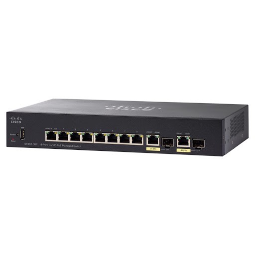 CISCO SF352-08P 8-port 10/100 POE Managed Switch