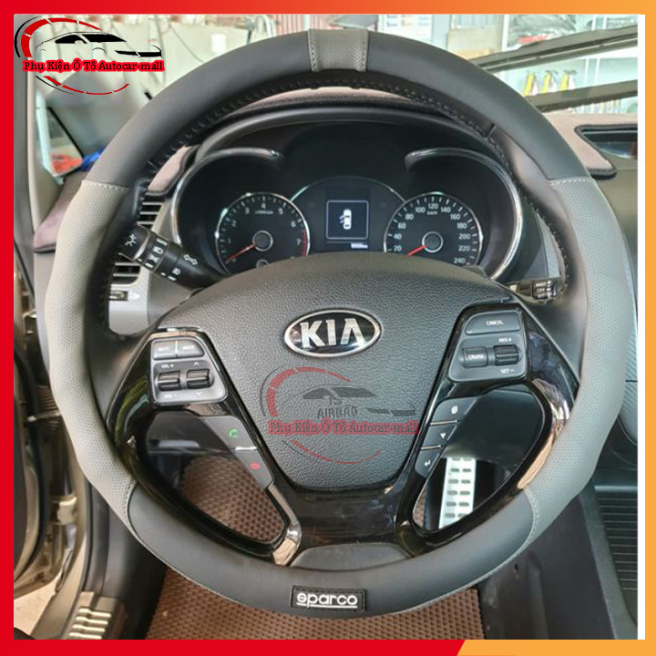 Bọc Vô Lăng - Bao Tay Lái Sparco Size 38 Cho Dòng Xe 4-5-7 Chỗ - Xe Bán Tải Chất Liệu Dày Dặn Nhiều