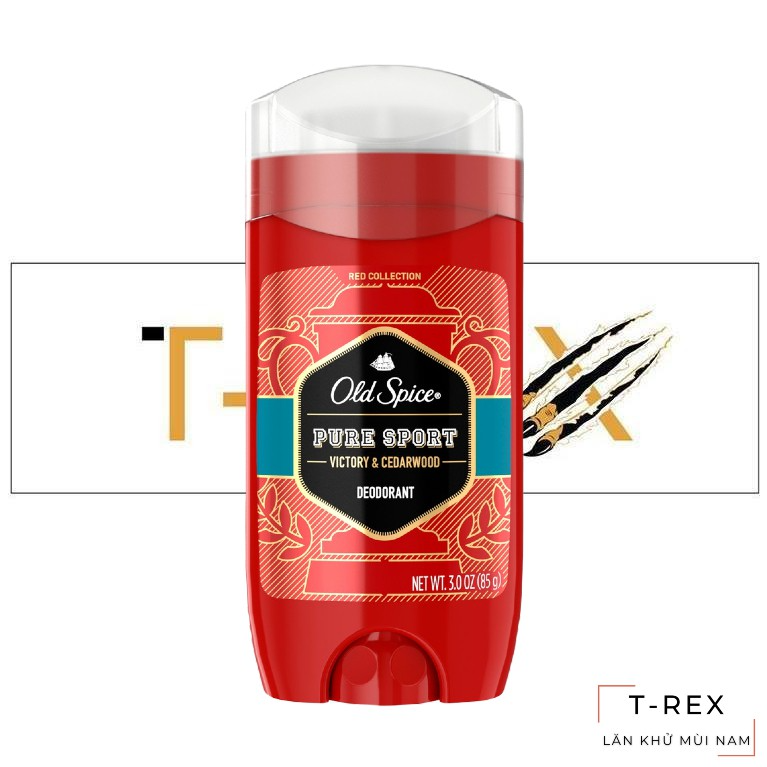 [Hcm]Lăn Sáp Khử Mùi Nam Old Spice Red Collection Pure Sport With Victory And Cedarwood 85Gr ( Cam Kết Hàng Đúng Mô Tả Chất Lượng Đảm Bảo An Toàn )