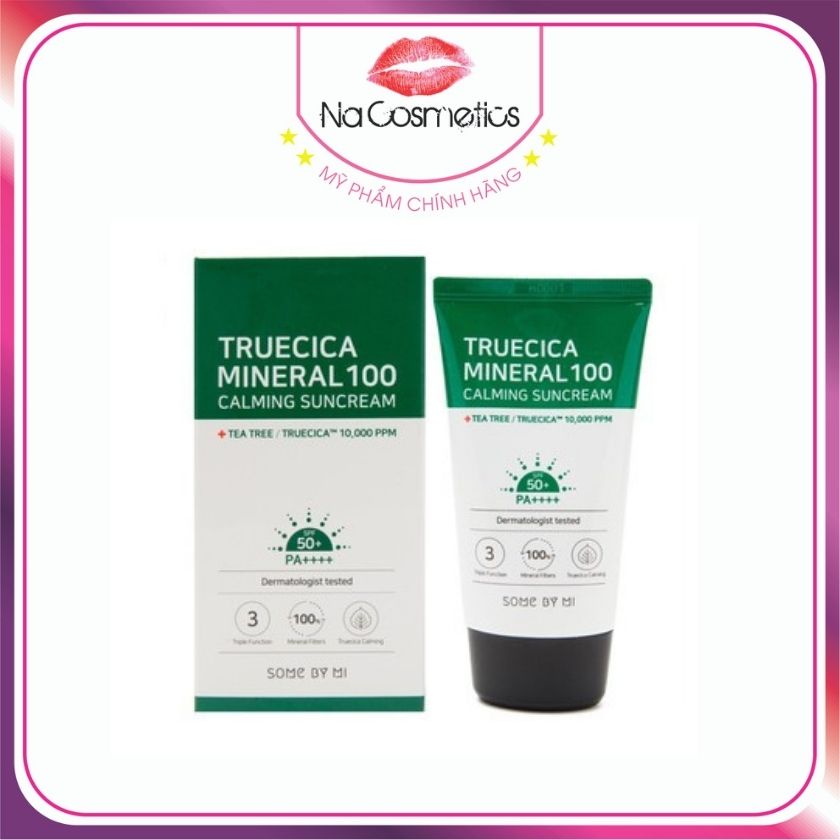 Kem Chống Nắng Some By Mi Truecica Mineral Calming Tone - Up Suncream 50Ml