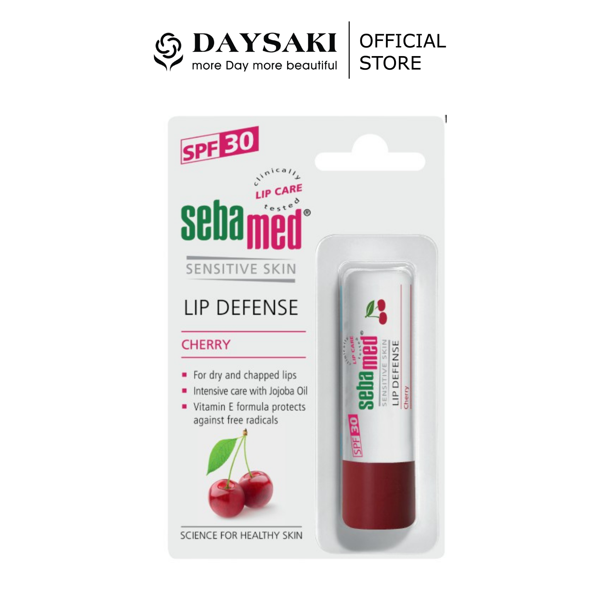 Sebamed Son Dưỡng Và Bảo Vệ Chống Khô Và Chống Nứt Môi Sensitive Skin Lip Defense Cherry 4.8G