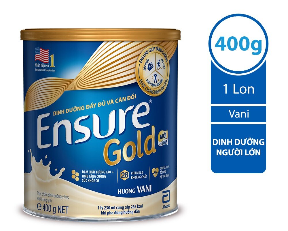 Sữa bột Ensure Gold Vani 400g