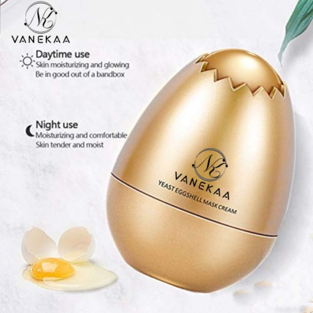 Mặt Nạ Xóa Nhăn Da Quả Trứng Vanekaa Yeast Royal Jelly Egg Shell Mask Cream