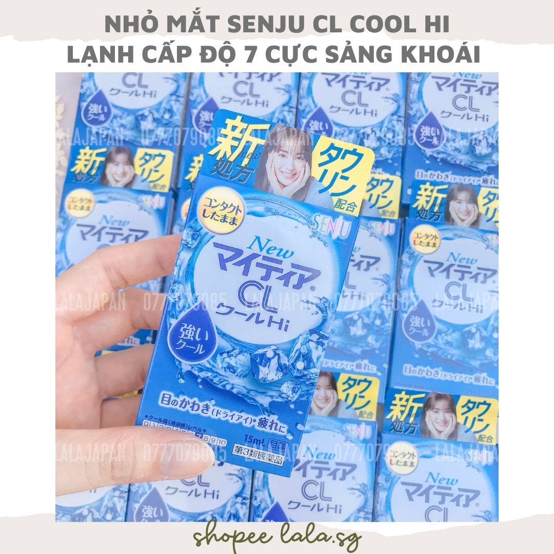 [Hcm]Nước Nhỏ Mắt Senju Cl Cool Hi Nhật Bản Lạnh Cấp Độ 7
