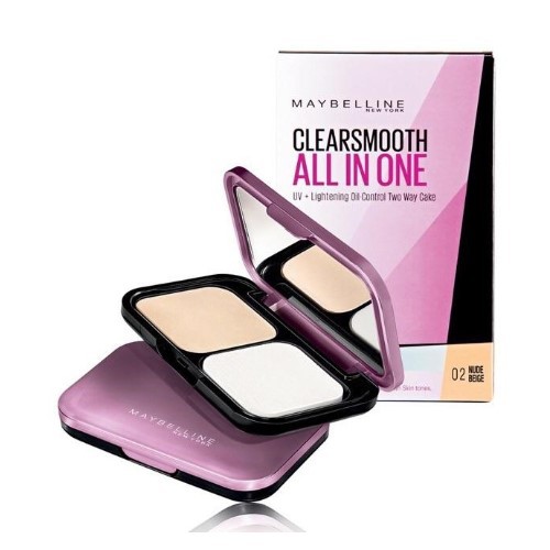 [Hcm]Phấn Nền Trang Điểm Siêu Mịn - Maybelline Clearsmooth (5 Trong 1) Tông Số 2 - Số 3 Cam Kết Sản Phẩm Đúng Mô Tả Chất Lượng Đảm Bảo