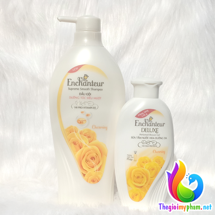Dầu Gội Enchanteur Charming 650g - Tặng Sữa Tắm 150g