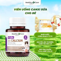 Viên uống Canxi sữa Healthy Care Kids Milk Calcium 270mg 60 viên - Bổ sung Canxi và Vitamin D3 Hỗ trợ phát triển xương và răng cho bé từ 4 tháng đến 3 tuổi
