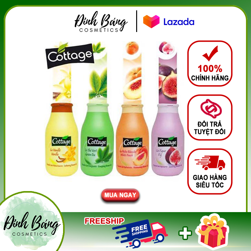 [HCM]Sữa tắm Cottage Pháp 250ml -GIAO MÙI NGẪU NHIÊN – Kho Sỉ Đình Bằng
