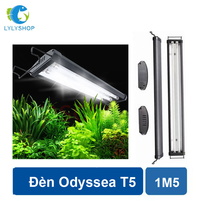 Đèn Odyssea  T5 dài 1.5m 2 bóng cho hồ bể cá cảnh thủy sinh ( Trắng)