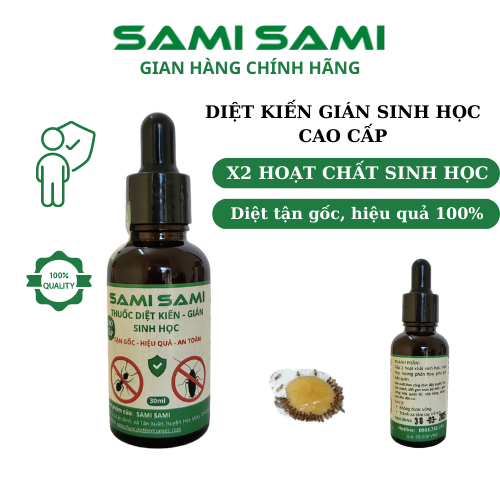 Thuốc diệt kiến tận gốc SAMI SAMI cao cấp chai lớn 30ml thuốc diệt kiến gián sinh học thế hệ mới diệ