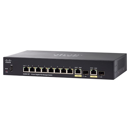 Switch CISCO SG350-10P 10-Port Gigabit PoE