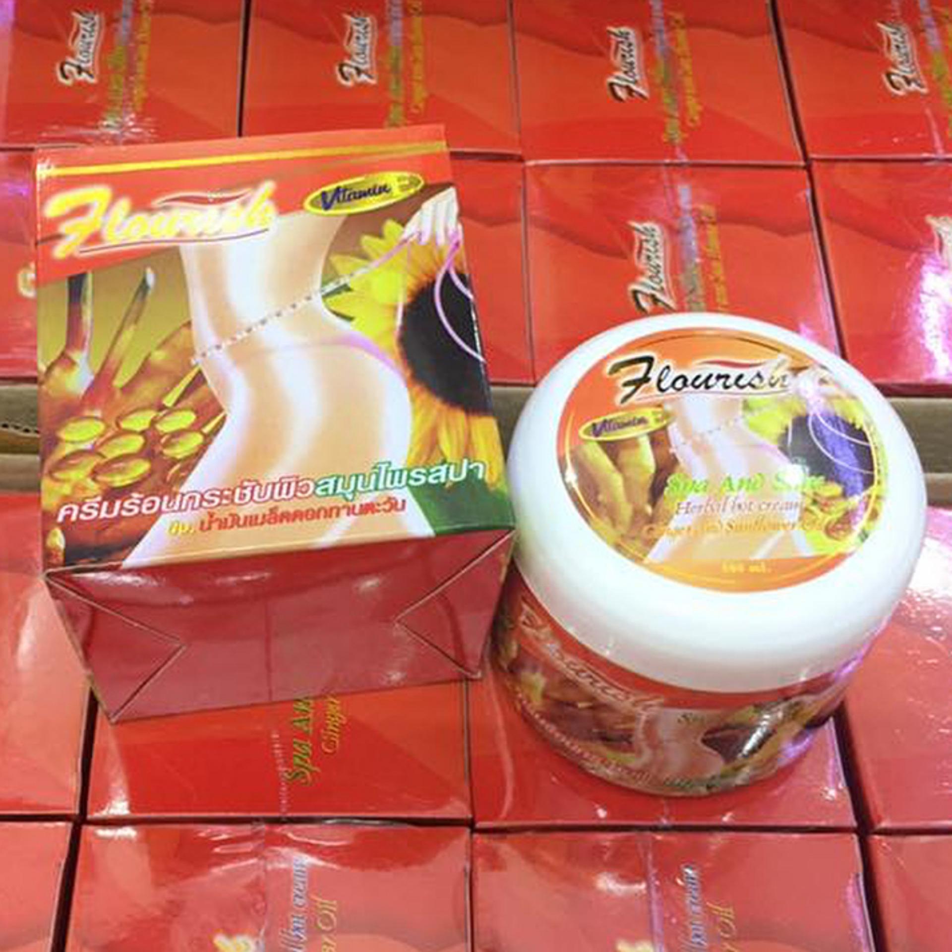 Kem tan mỡ bụng gừng ớt Flourish Thái Lan làm tan mỡ bụng cấp tốc loại tốt hàng chuẩn 100% giảm 1cm đến 2cm sau khoảng 2 tuần