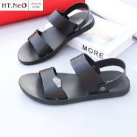 Sandal Nam - Dép Quai Hậu HT.NEO Da Bò Thật Thiết Kế 2 Quai Kiểu Dáng Basic Trẻ Trung Sang Trọng Cá Tính SD06