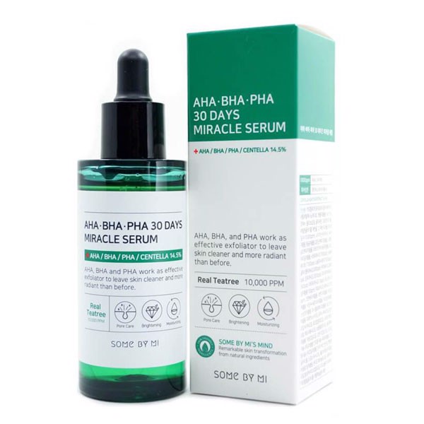 [Hcm]Serum Làm Giảm Mụn Some By Mi Aha - Bha - Pha 30 Days Miracle Serum 50Ml [Giảm Mụn Chỉ Trong 30 Ngày]