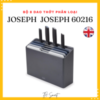 Bộ 8 Dao Thớt JOSEPH JOSEPH Folio Plus Màu Ghi 60216