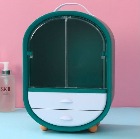 [ HÀNG MỚI VỀ ] Kệ Đựng Mỹ PhẩmHộp Mỹ Phẩm Di Động Chống Bụi  Chống Nước Siêu Tiên Lợi