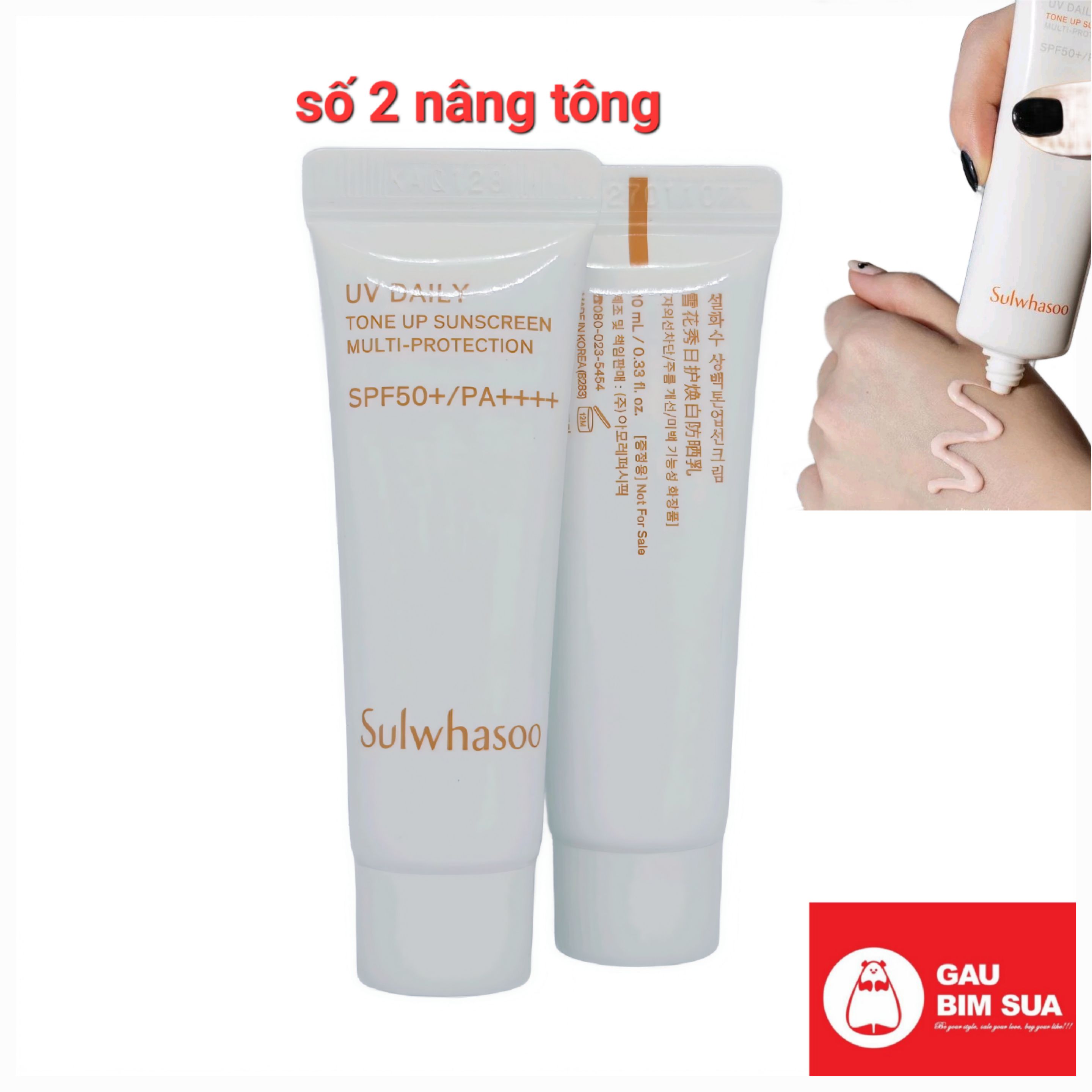 Sulwhasoo số 2 nâng tone Kem Chống Nắng Dưỡng Ẩm Và Làm Sáng Da Sulwhasoo UV Wise Brightening Multi 