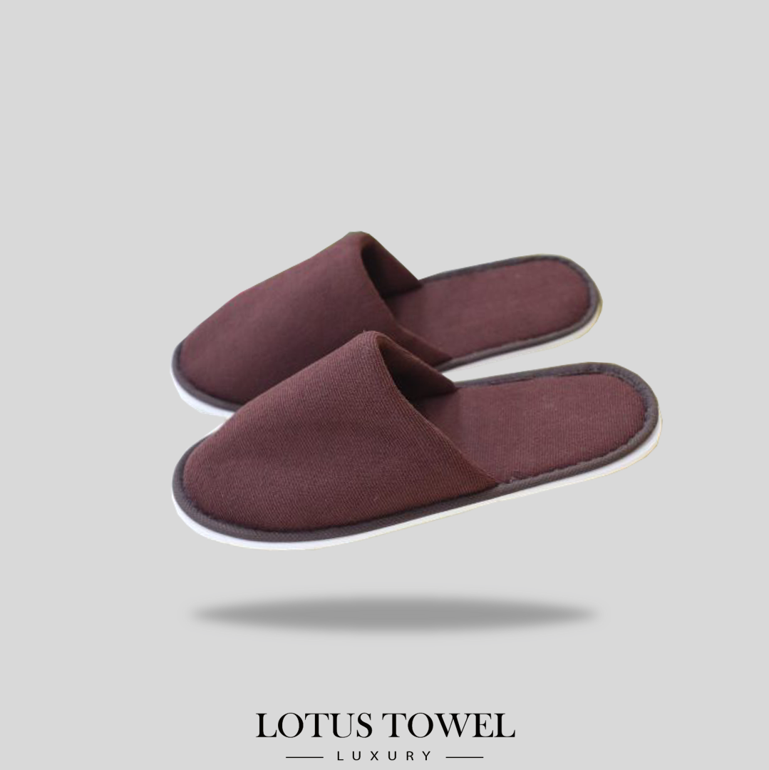 Dép sốp khách sạn siêu mềm mịn chống trượt sang trọng - LOTUS TOWEL
