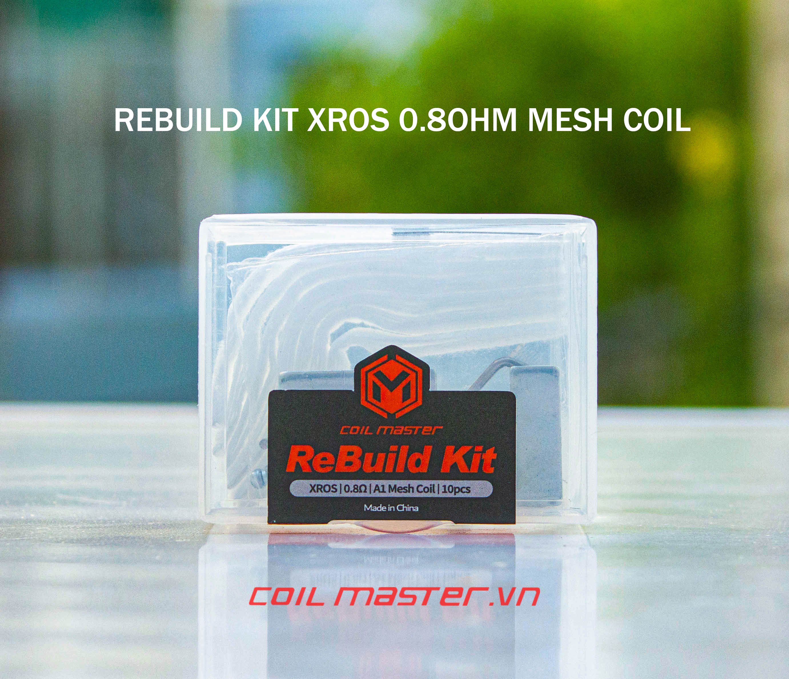 Bộ Rebuild Occ Xros 0.8ohm - Rebuilld Kit Coil Master