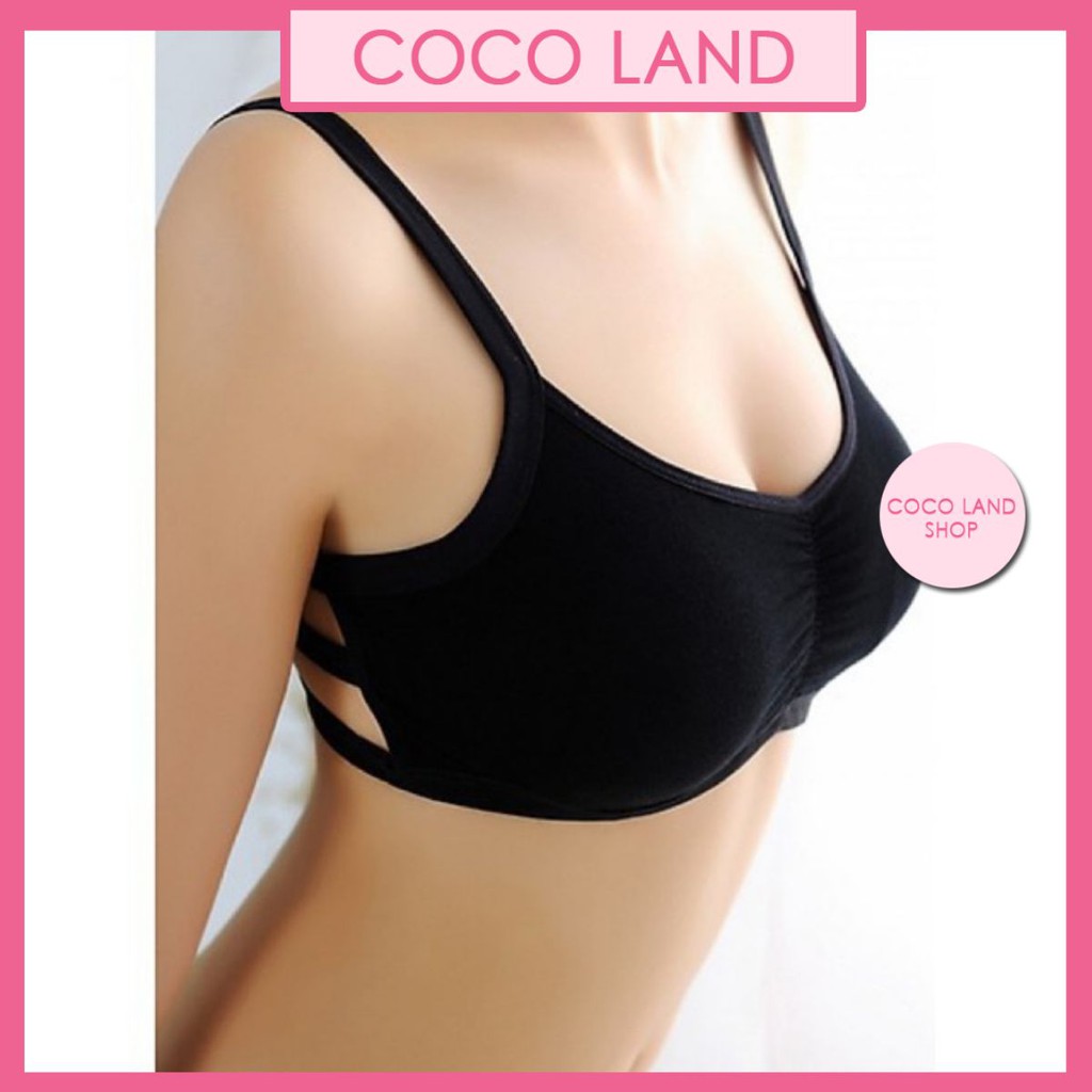 COMBO 3 Áo Bra 3 dây có đệm ngực không gọng mỏng mát -đồ lót nữ COCO LAND [Video thật]