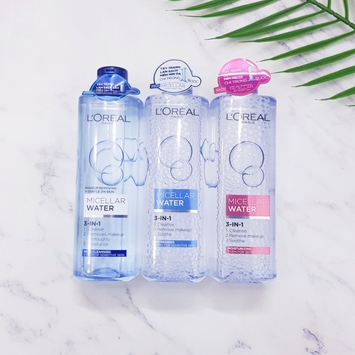 Nước tẩy trang Loreal - LOreal Paris 3-in-1 Micellar Water 400ml