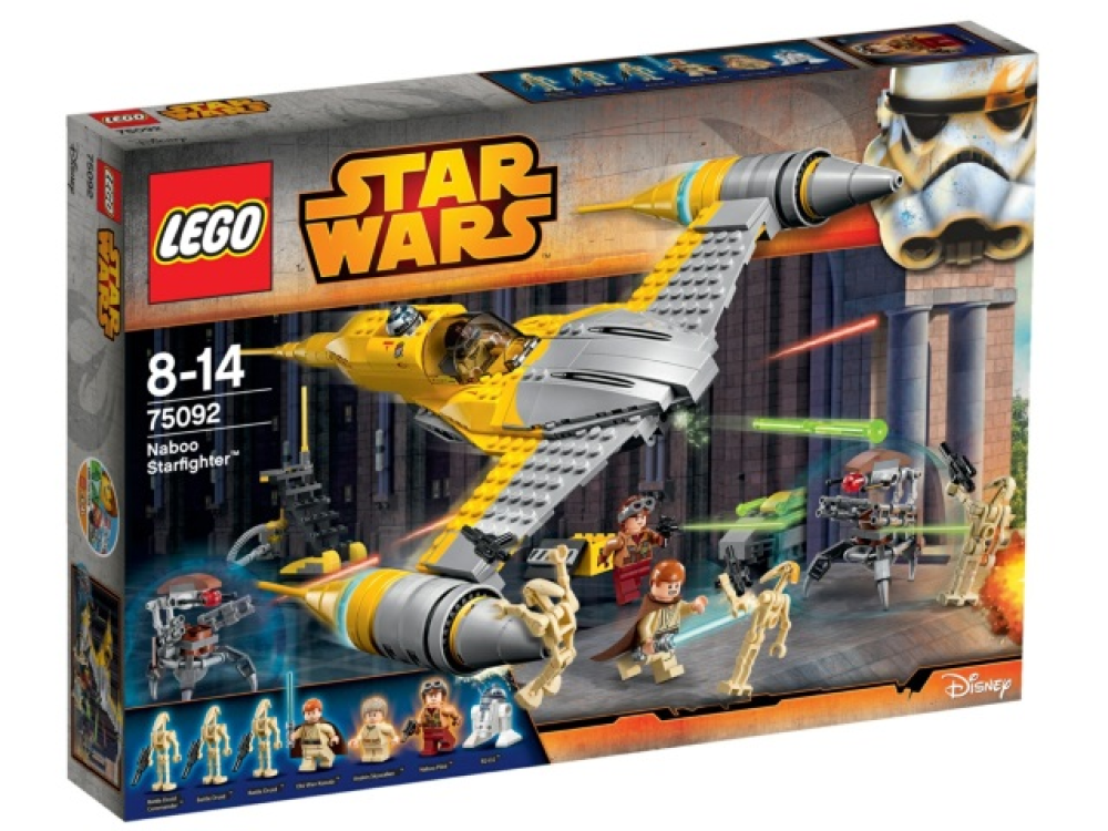 [100% chính hãng] LEGO STAR WARS 75092 Naboo Starfighter 8+ lego lắp ráp khổng lồ