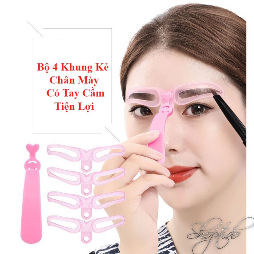 Bộ 4 Khung Kẻ Mày Cao Cấp