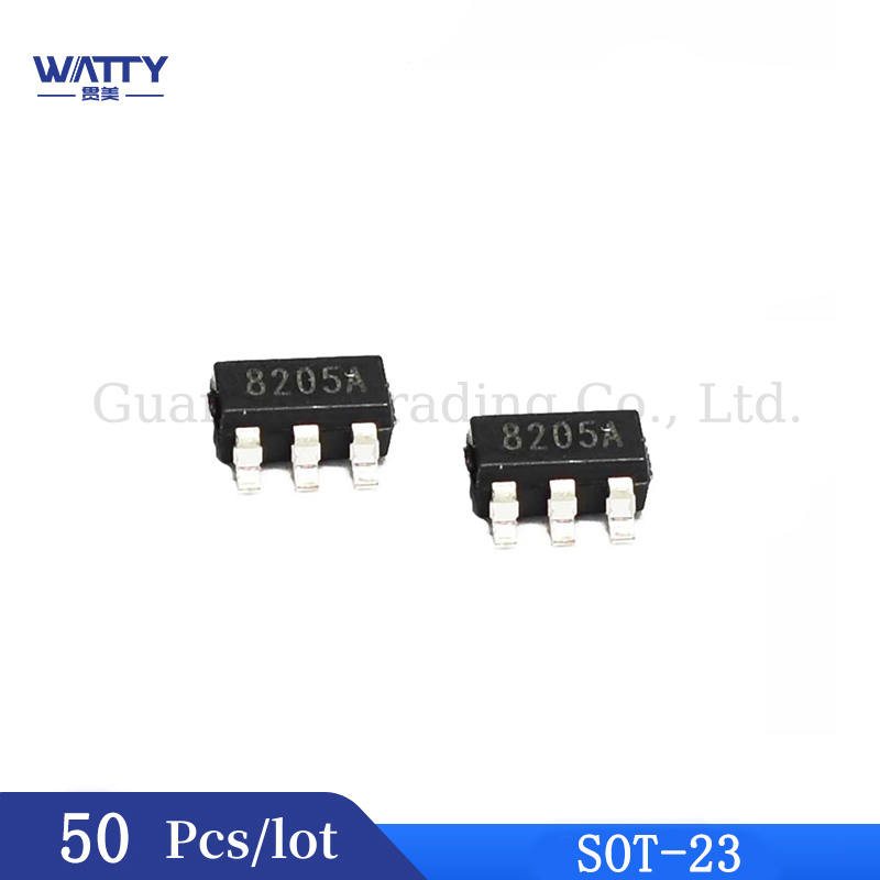 50Pcs/Lot  FS8205S 8205S FS8205A 8205A  SOT23-6  lithium battery protection IC  circuit chip