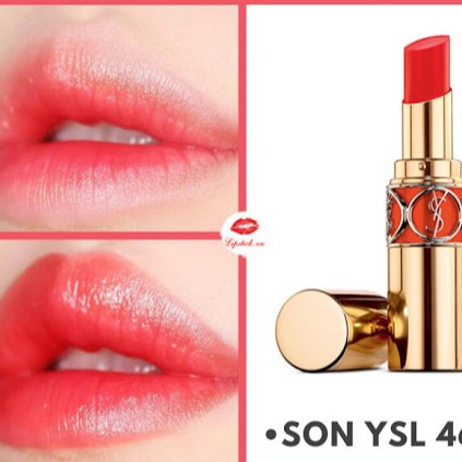 [HCM][Chính Hãng] Son YSL Rouge Volupte Shine màu 46 Orange Perfecto