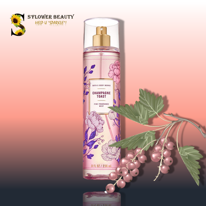 🍇 Champagne Toast | Xịt Thơm Nước Hoa Toàn Thân Bath & Body Work Fine Fragrance Mist | Bst Bold Blooms (236Ml)