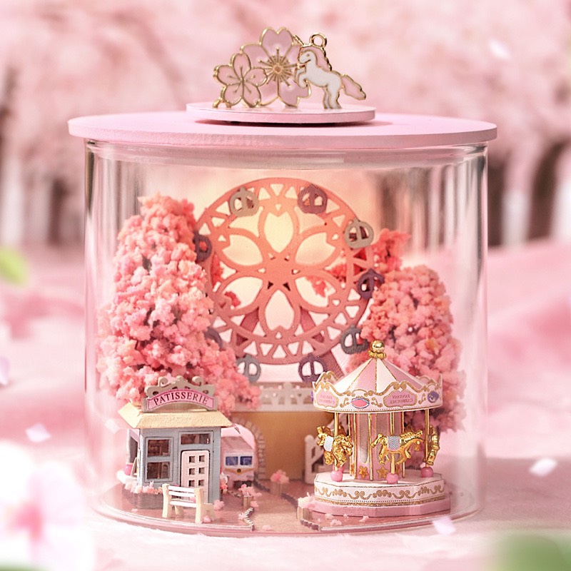 Mô hình nhà búp bê CUTEROOM DIY Doll House Miniature 3 mẫu nhà