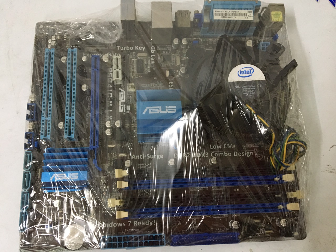 Combo main asus g41 ddriii socket 775 + ram + cpu + quạt - main + fe