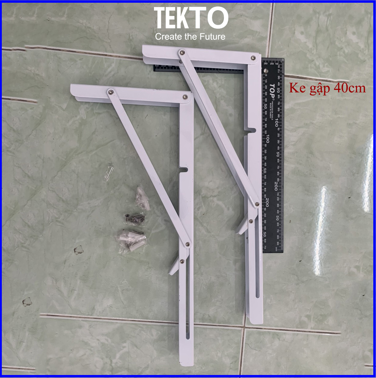 [Mạ kẽm- 1 Cặp - Chữ L] Bản lề gập thông minh  Giá Ke đỡ bàn gấp gọn treo tường Pát ke chữ L chịu 