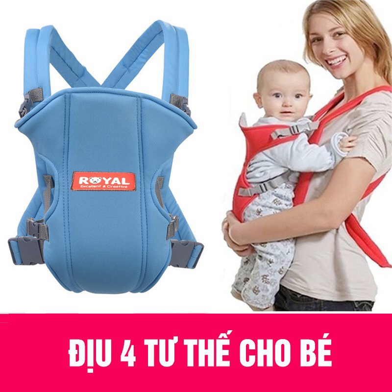 LazMall SIÊU HỘI MẸ VÀ BÉ - SALE LỚN CHO MẸ NIỀM VUI CHO BÉ Địu ROYAL 4 Tư Thế Có Đỡ Cổ Cho Bé Khi Đi Xe Máy Đảm Bảo An Toàn Với Chất Liệu Dày Dặn Chắc Chắn Địu Cho Bé 4 Tư Thế Tiện Lợi Với Chất Mềm Mịn Thoáng Mát Phù Hợp Cho Bé