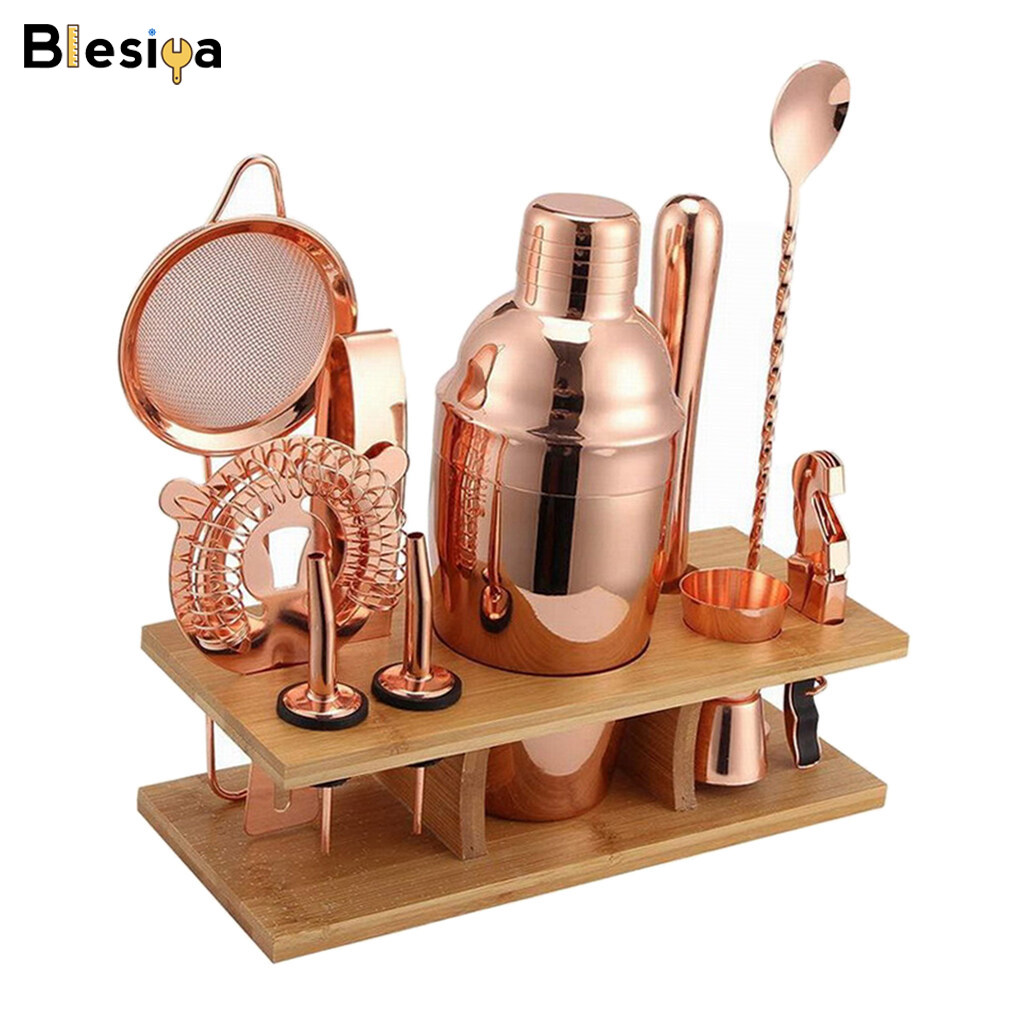 Blesiya Chuyên Nghiệp Câu Lạc Bộ Bartender Kit Bình Lắc Cocktail